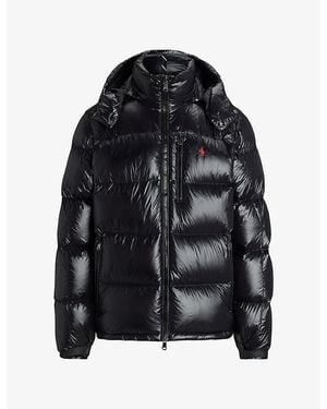 Polo Ralph Lauren Gorham Hooded Shell-Down Puffer Jacket - Black