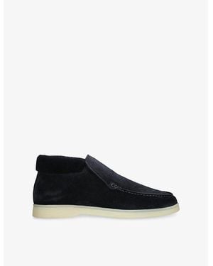Aurélien City Suede Loafers - Black