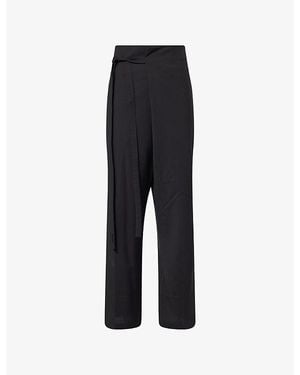 Fear Of God Fog D1 Low-Rise Wrap Wool Trousers - Black