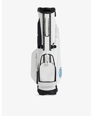 G/FORE Daytona Plus Faux-Leather Carry Golf Bag - White