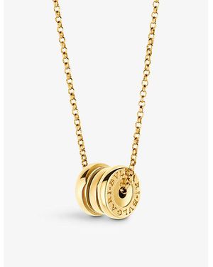 BVLGARI Mini B.Zero1 Pendant Necklace in Metallic Lyst UK