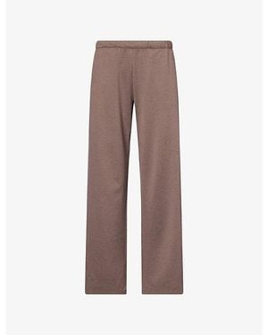 Vuori Halo Modern Straight-Leg Stretch-Woven Jogging Bottoms - Brown