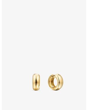 MEJURI Chunky Medium 925 Sterling Hoops - Metallic