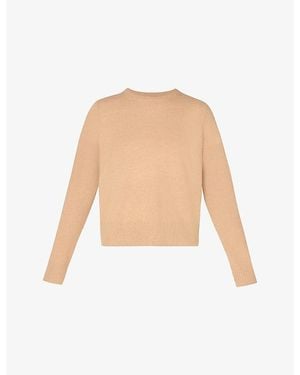Sweaty Betty Cashmere Crew Neck Sweater - White