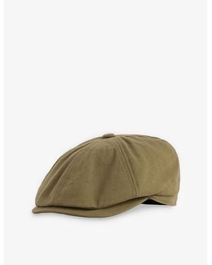 Barbour Fawdon Cotton Baker Boy Hat - Green