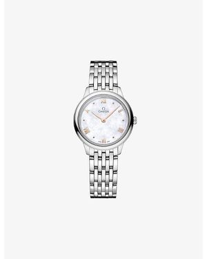 Omega De Ville Prestige Stainless-Steel Quartz Watch 27.5Mm - Metallic