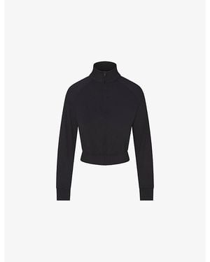 NikeSKIMS Airy Cropped Track Jacket - Black