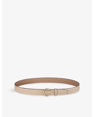 Cartier Panthère De 25Mm Leather Belt - Natural