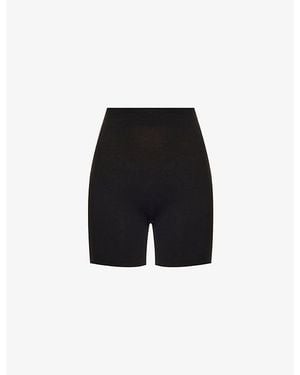 Wolford Contour Control Stretch-Cotton Shorts - Black