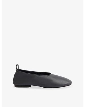 Soeur Bala Leather Ballet Flats - Black