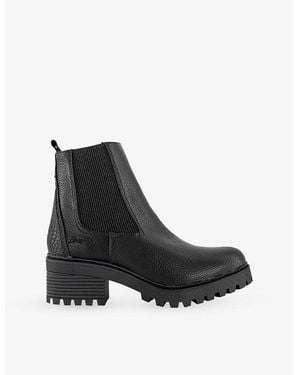 Blowfish Leven Faux-Leather Chelsea Boots - Black