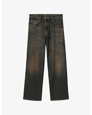 AllSaints Rivet Slouchy-Fit Denim-Blend Jeans - Grey
