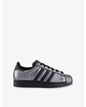 adidas Superstar Ii Leather Sneakers - Black