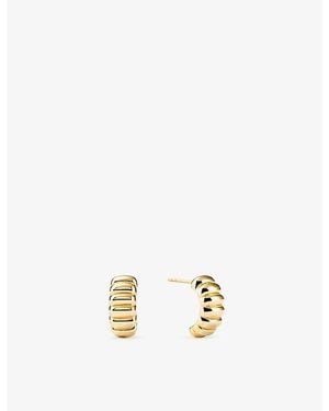 MEJURI Charlotte 14Ct- Hoop Earrings - Metallic