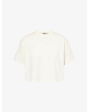 Jonathan Simkhai Mavis Boxy-Fit Cotton-And-Silk Top - White