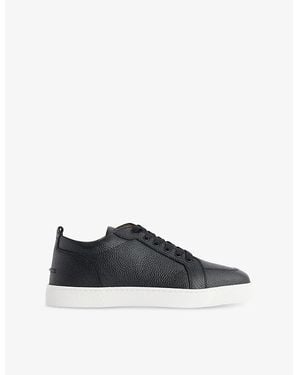 Christian Louboutin Rantulow Leather Leather Low-Top Trainers - Blue