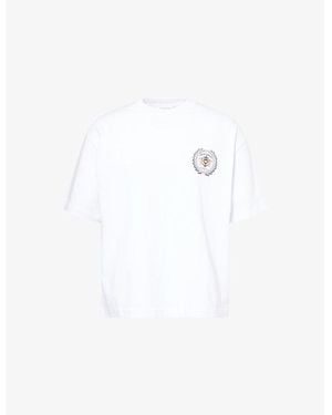 The Couture Club Yacht Club Cotton-Jersey T-Shirt - White
