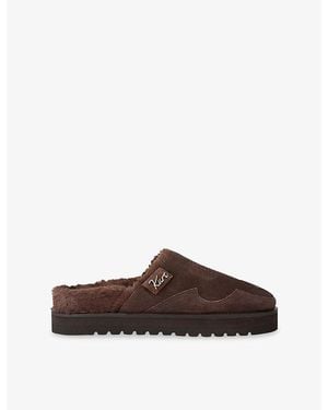 Kurt Geiger Hatton Suede Mules - Brown