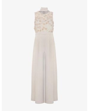 Phase Eight Florentina Woven Jumpsuit - White