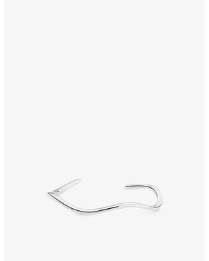 Sif Jakobs Ellera Waves Pianura Rhodium-Plated Sterling- Bangle - White