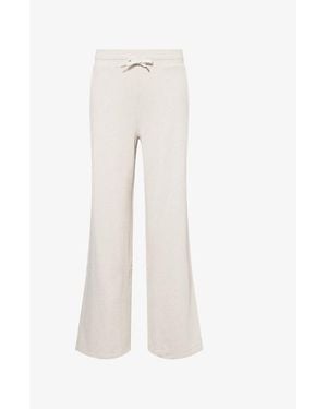 Vuori Halo Essential Wide-Leg Stretch-Jersey Jogging Bottoms - Natural