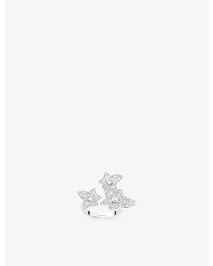 Boucheron Lierre De Paris 18Ct And 0.59Ct Diamond Ring - White