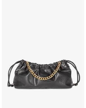 The Kooples Taylor Leather Shoulder Bag - Black