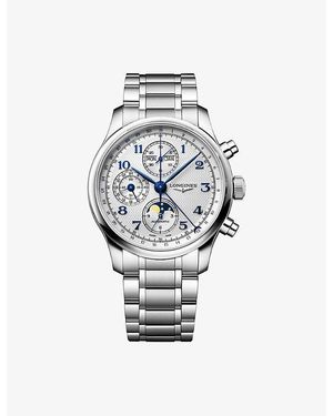 Longines Master Collection Chronograph Stainless-Steel Automatic Watch 41Mm - Metallic