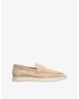 Aurélien Yacht Suede Loafers - Natural