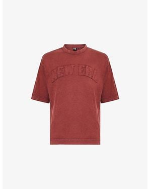 KTZ Logo-Embroidered Washed Cotton T-Shirt