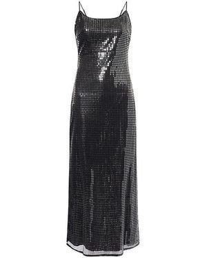 Amy Lynn Patti Sequin Woven Maxi Dress - Black