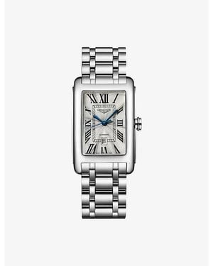 Longines L5.757.4.71.6 Dolcevita Stainless-Steel Automatic Watch - White