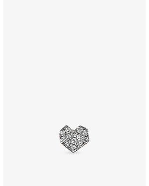 Kismet by Milka Petit Cherish 0.07Ct Diamond Stud Earring - White
