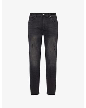 Arne Distressed Slim-Fit Denim Jeans - Blue