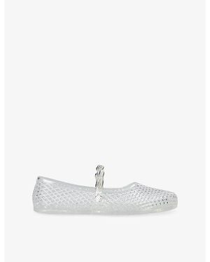 Ancient Greek Sandals Iro Shells Pvc Ballet Flats - White