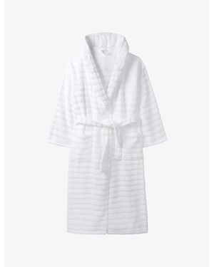 The White Company Hooded Hydro-Cotton Robe - White