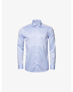 Eton Slim-Fit Cotton-Twill Shirt - Blue