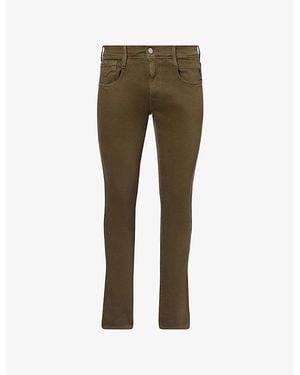 Replay Anbass Slim-Fit Denim Jeans - Green