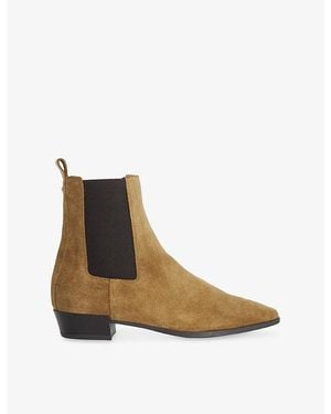 Dune Parkas Suede Ankle Boots - Brown