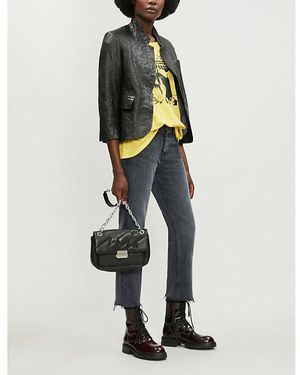 Zadig & Voltaire Verys Leather Jacket - Black