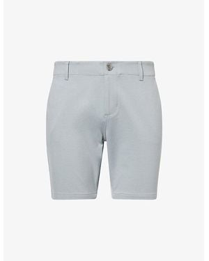 PAIGE Rickson Tailored Stretch-Jersey Shorts - Gray