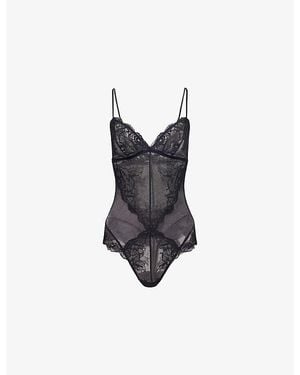 Wacoal Vivid Attraction Lace Body - Black