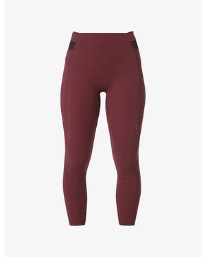 Sweaty Betty Runners 7/8 High-Rise Stretch-Jersey Leggings - Red
