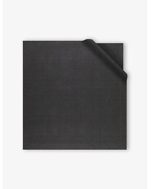 BVLGARI Lettere Maxi Voile Silk Scarf - Black