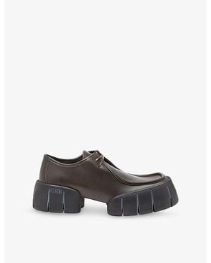 DIESEL D-Tex Wb Leather Shoes - Grey