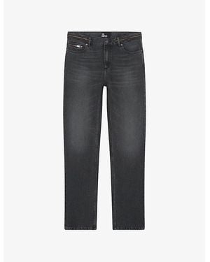 The Kooples Zip-Detail Skinny-Leg Jeans - Grey