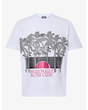 BBCICECREAM Horizon Logo-Print Cotton T-Shirt - White