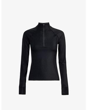 ADANOLA Ultimate Long-Sleeve Quarter-Zip Training Top - Black