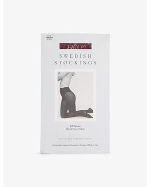 Swedish Stockings Olivia Premium 60 Denier Tights - White