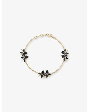 Shaun Leane Orchid Flower 18Ct- Vermeil And Diamond Bracelet - Multicolour